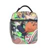 Chainsaws Man Lunch Bag Characters Kawaii Lunch Box Outdoor  Portable Zipper Thermal Lunch Bags For Unisex Oxford Cooler Bag