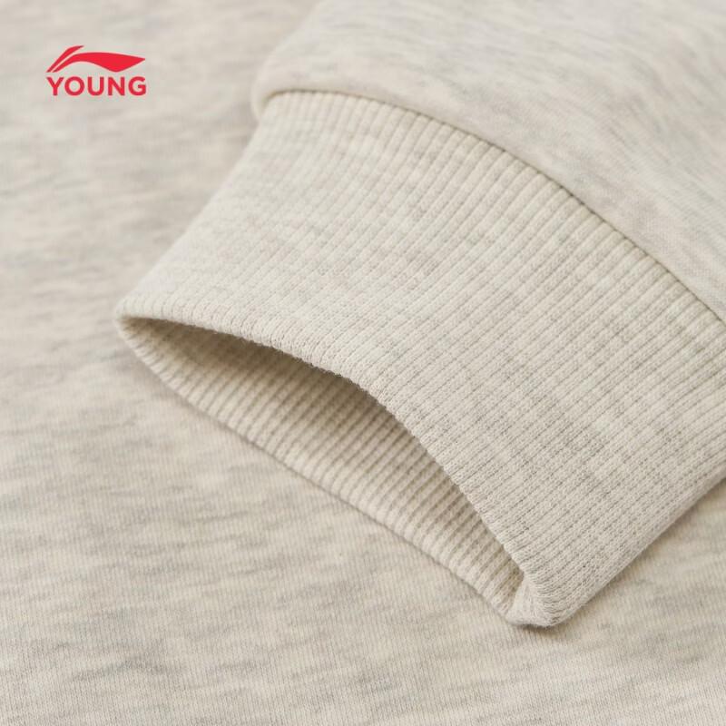 Li-Ning Kids' Fleece-Lined Crewneck Sweatshirt