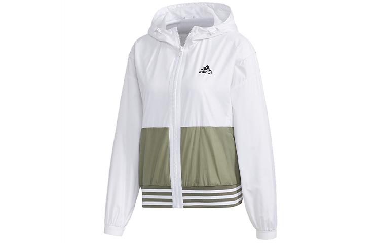 Adidas Jackets Women s White Hooded Moderate Other GF0129 S