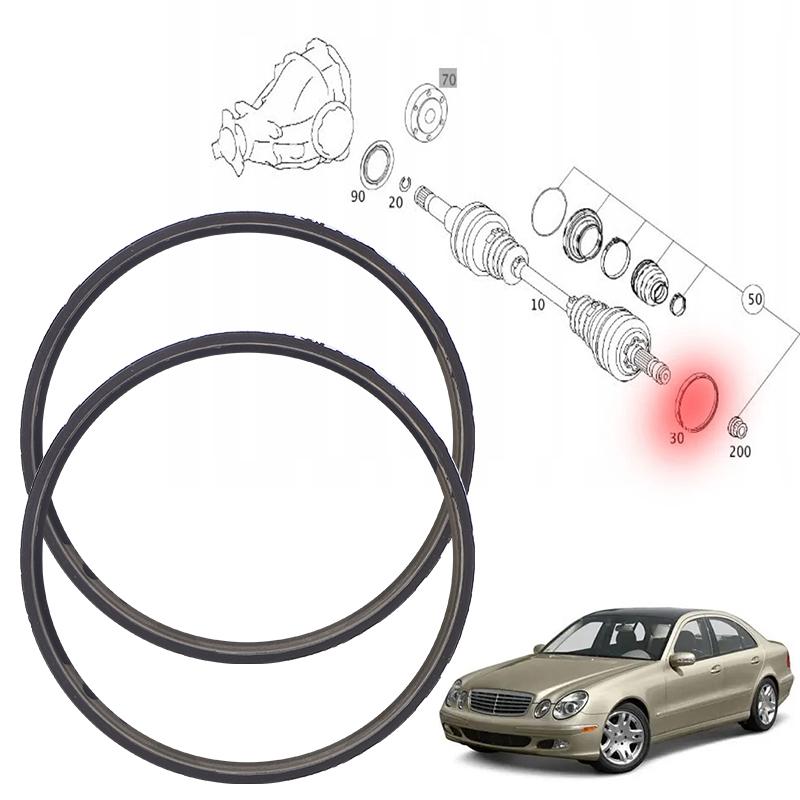 Rear Magnetic ABS Sensor Ring A2303570182 for Mercedes Benz E-Class W211 W204 W212 R230 Rear ABS Magnetic Ring Replacement