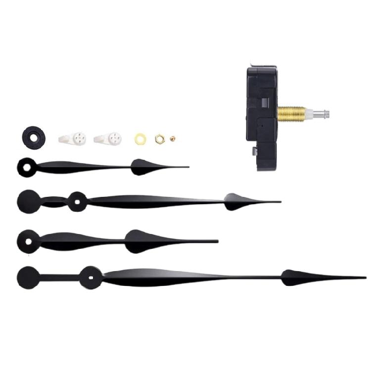 Набор часового механизма с длинным валом для художественных настенных часов, комплект для сборки часов, ремонт часов 1