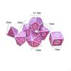 7 Pieces Game Dices Set, Dice Entertainment Toys Math Counting Teaching Aids Polyhedral