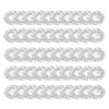 50 Pièces Couvercles Réutilisables en Feuille, Couvercles Épais et Extensibles pour Stockage Alimentaire, Couvercle Élastique pour Bols, Casseroles, Assiettes, Récipients, Cuisine Maison