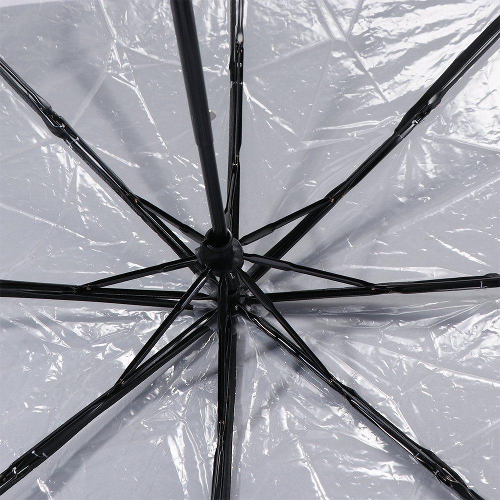 Windproof Clear Rain Umbrella Rainproof Folding Sun Umbrella Transparent Automatic Umbrella Women