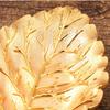 M-Modern-Leaf Texture Snack Plate Living Room Home Snack Tray Decorative Nut Plate Leaf Texture Alloy Crafts Snack Dish Gold 3PC