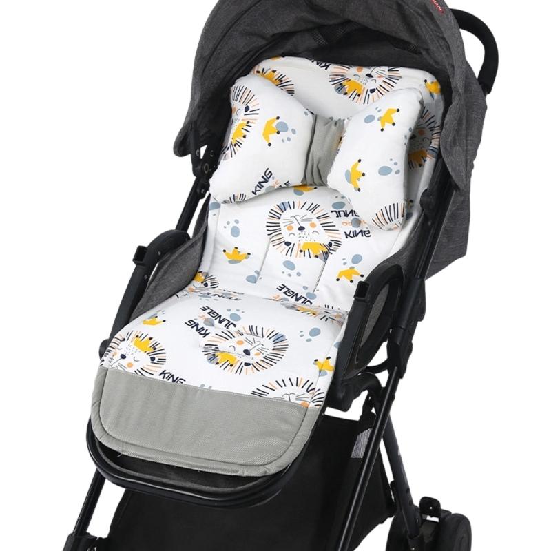 Breathable Pram Seat Pad Mattress Toddlers Newborns Strollers Seat Liner Strollers Pad Baby Pushchair Double Sided Cushion