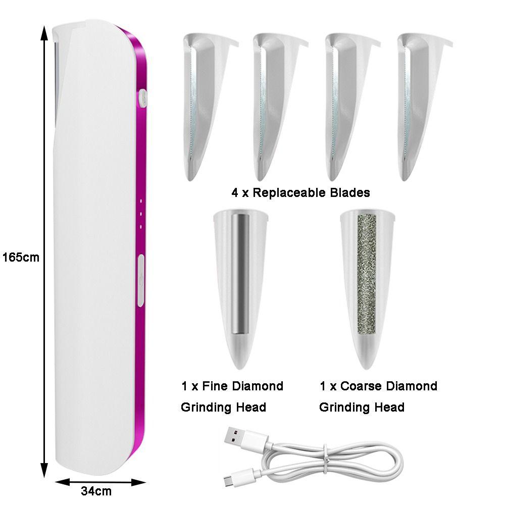 3 Customizable Speeds Electric Shaver 2-in-1 Design Dermaplaning Tool Women's Hair Removal