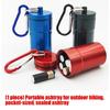 Convenient Sealed Ashtray for Outdoor Aluminum Alloy Small Items Container Odor Proof Easy To Clean for Adventurers