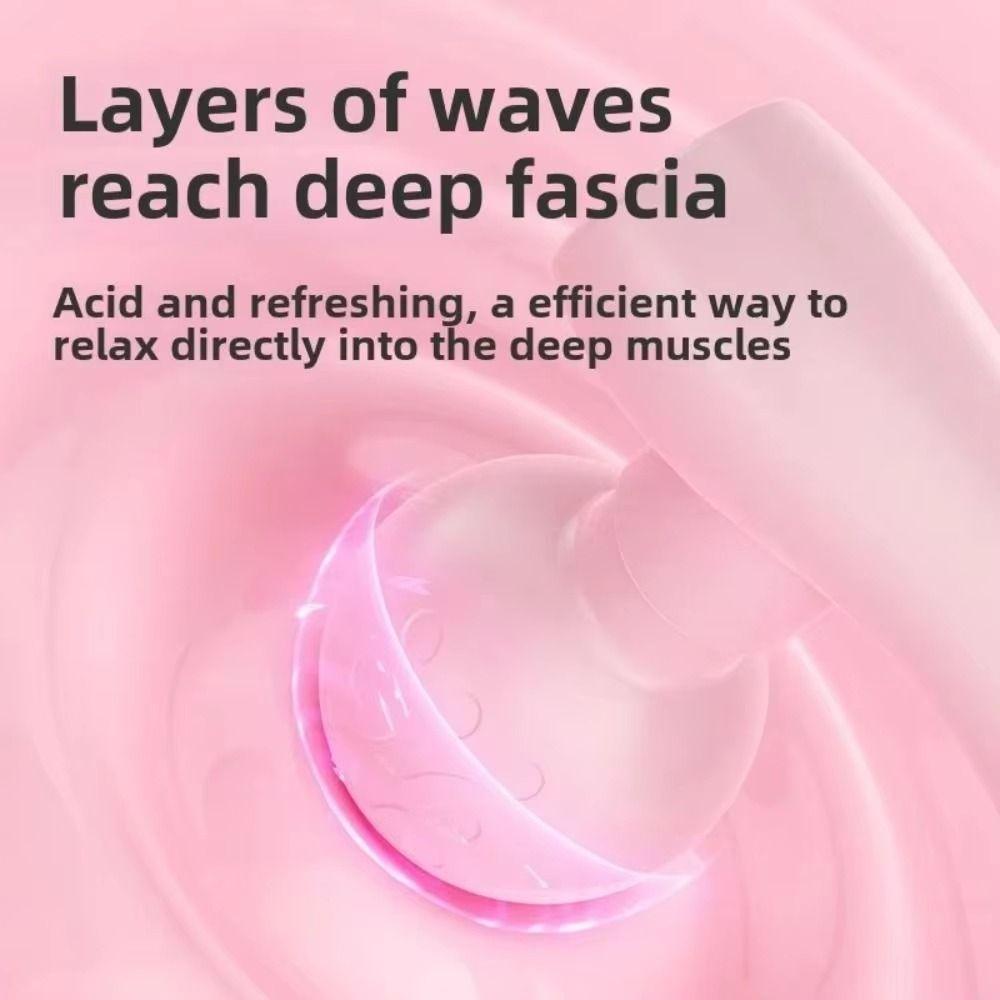 Adjustables Mini Fascia Massager Soft Massage Head Easy To Operate Deep Tissue Massage Device Portable Wear Resistant