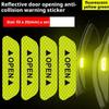 Autocolant reflectorizant de noapte pentru ușa mașinii Deschidere de siguranță Avertizare Bandă reflector Decal Accesorii pentru mașină pentru exterior Reflector interior