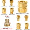 High Pressure Water Gun Quick Connect Fitting Brass Connector For Car Wash And Pressure Washer