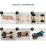 Wooden Assembly DIY Racing Car Model Toy Puzzle Educational Toys Kit Beginner