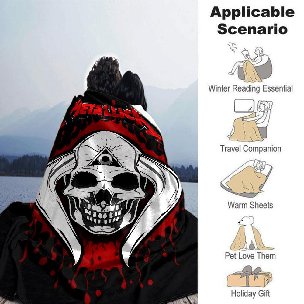 1pc Dragon guitarThemed Blanket Soft Flannel All Season Cozy Throw with Bold Graphic Print, Travel, or Holiday Gift for Family & Friends