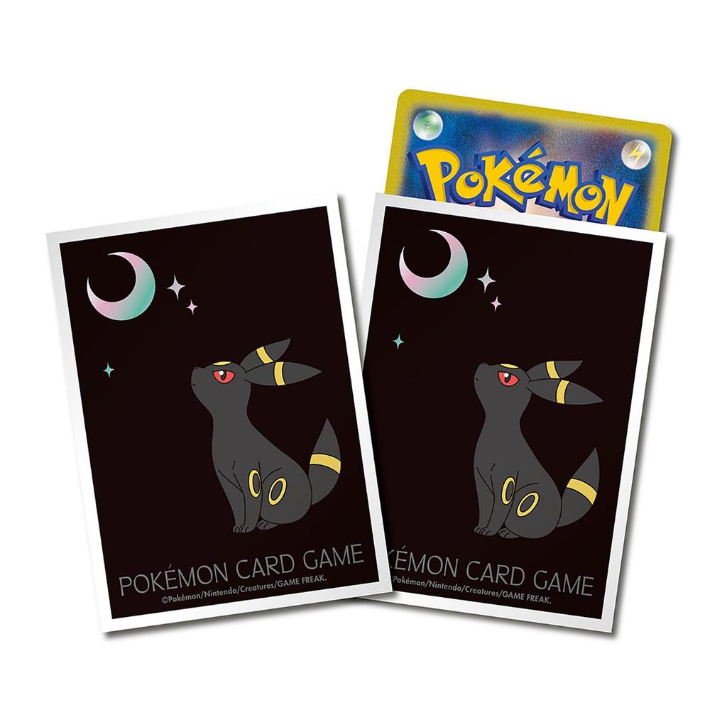Pokemon Center Original Pokemon Card Game Deck Shield Premium Gloss Moonlight and Umbreon [White]