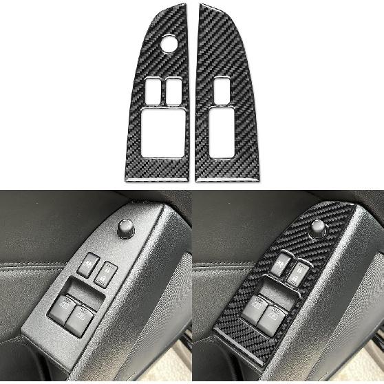 NVCNX Real Carbon Fiber Compatible with Infiniti G35 G37 X S 2007 2008 2009 2010 Sedan Coupe Convertible Car Accessories Interior Trim Dash CD AC