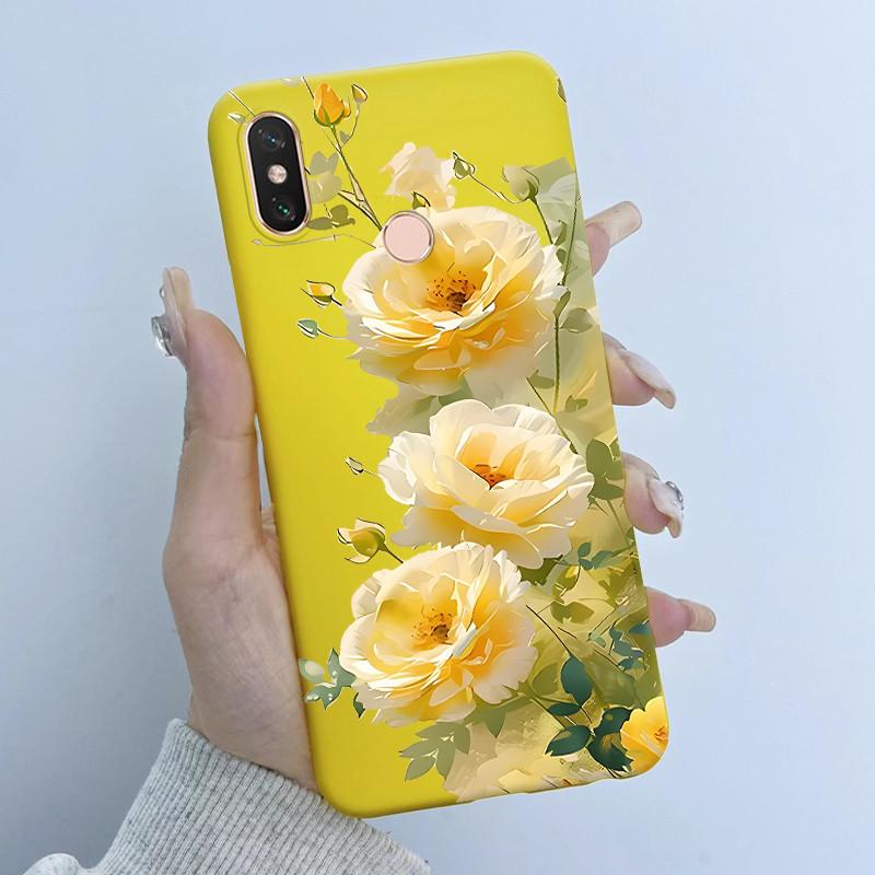 For Xiaomi Mi Max 3 Case Back Cover New design Butterfly Flower Girl Painted Candy Color Soft Silicone Shells For Mi Max3 Capa