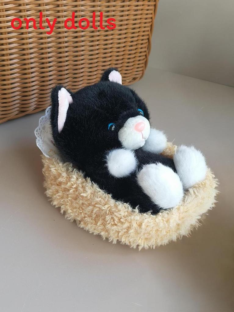 Cat Plush Toy With Pp Cotton Filling For Baby Gift And Car Seat Decor