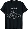 Im Fine Like Hand Thumbs Up On Water Surface Funny Positive Humor T Shirt