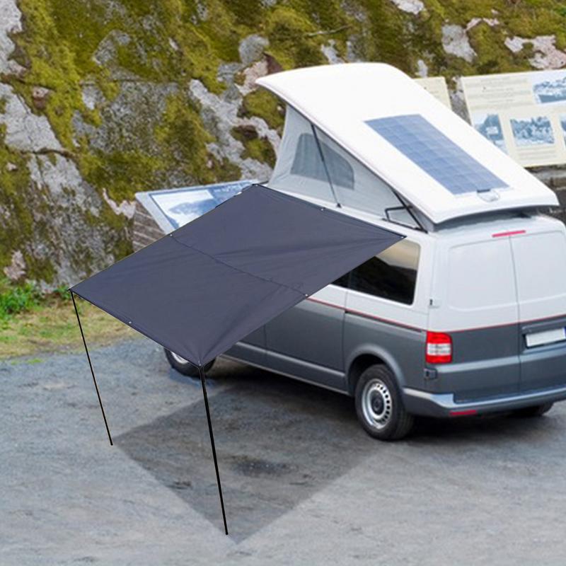 Vehicle Awning Sun Shade Coverage PU3000mm UV50 Weatherproof Car Side Awning For SUV Camping Overlanding Hardware Included