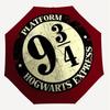 1PC Platform 9 3/4 Umbrella-8-Rib Reinforced, Automatic Open, Lightweight & Durable, Cute Fashion Accessory for Outdoor, D2628