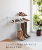 Yamazaki Plasterboard Tweezers and Wood Shoe Rack for Plasterboard X D25 X Floating Shoe Easy To with 4504 (Yamazaki) [Includes Screws] Wall-mounted