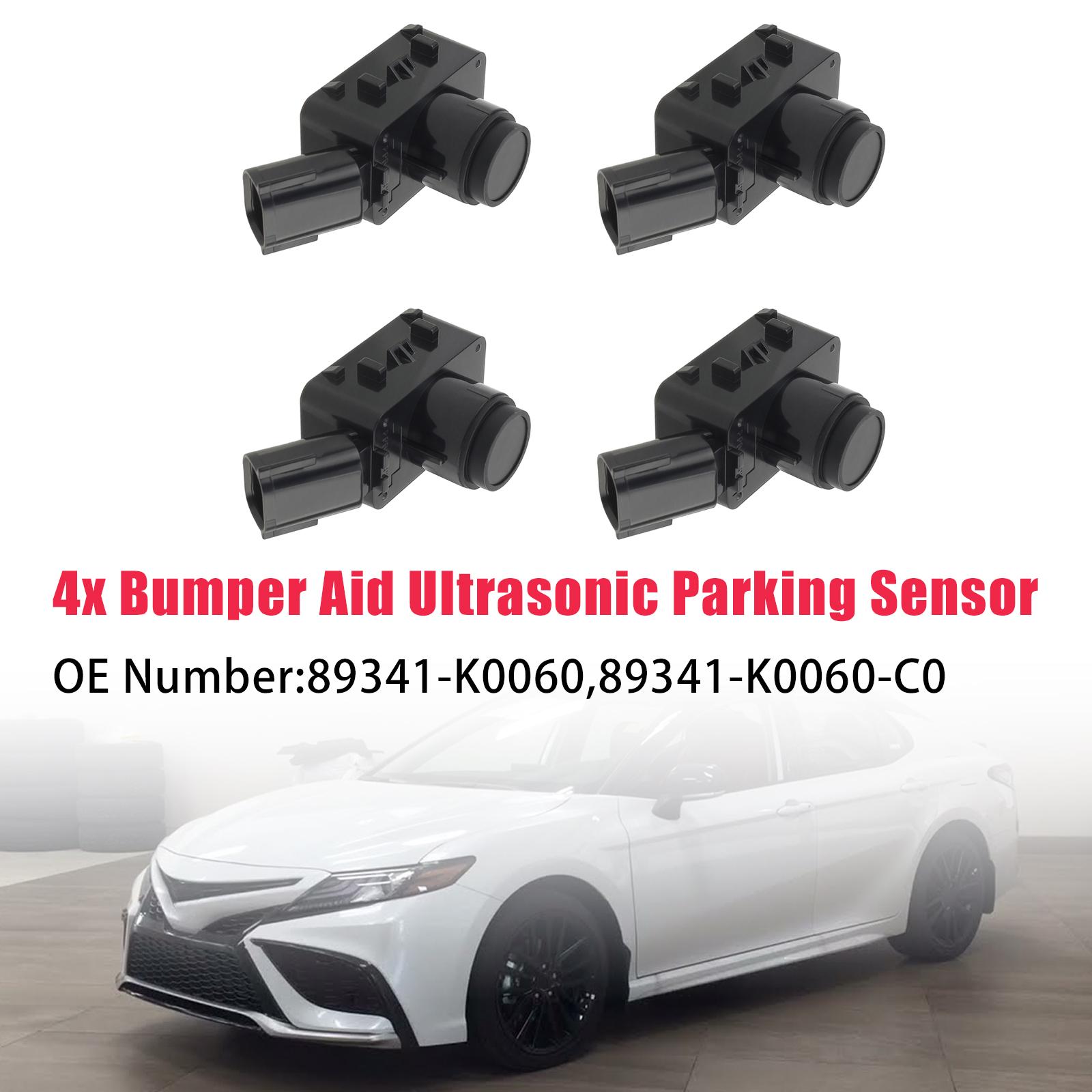 4x Bumper Aid Ultrasonic Parking Sensor 89341-K0060 For Toyota Camry Sienna Venza 2021