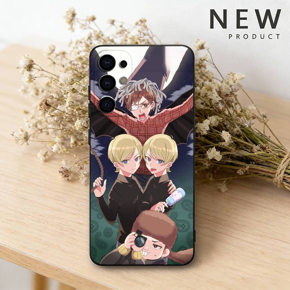 

Anime Migi to D-Dali Phone Case For Samsung S26,25,24,23,22,30,21,10,9,Ultra,Plus,Lite Black Soft Case Samsung S21 s305G