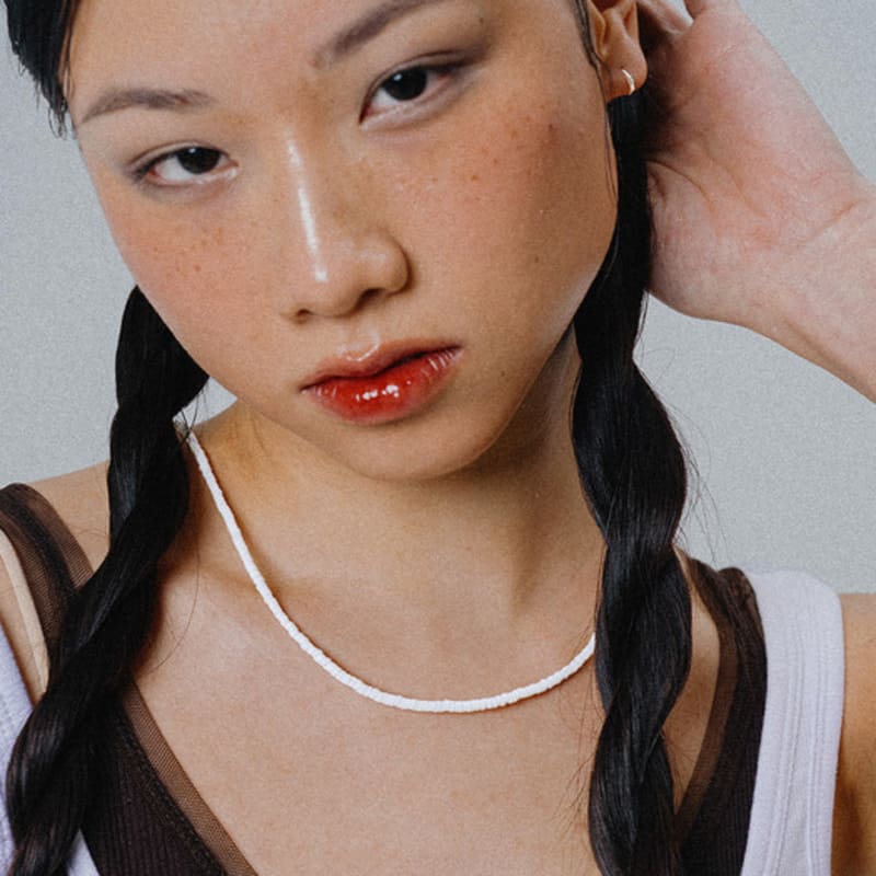 SCALETTO WS006 White Shell Necklace