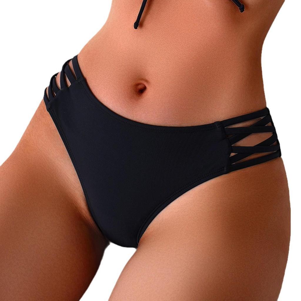 Women’s Mid-Waist Bikini Briefs - European & American Style