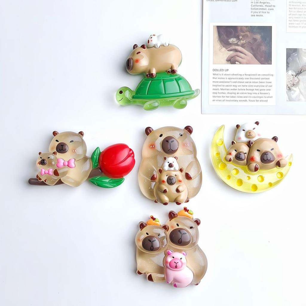 Large Glossy Turtle Resin Accessories: DIY Phone Case, Hair Clip, Fridge Sticker, Keychain, Pendant