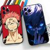 Anime J-Jujutsu Kaisen For IPhone 15 16 14 Plus 13 12 11 17 Pro Max 17 Air Black Soft Phone Cover