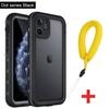 Vollständig versiegeltes klares IP68 wasserdichtes Gehäuse für IPhone17 16 15 14 Plus 13   Pro Max Mini XS XR Stoßfeste Hülle mit Displayschutz