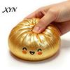 Soft Tactile Toy Steamed Bun Stress Ball, TPR Dumpling Squeeze Hand Therapy with Mini Inside, Slow Rising Fidget for Adults Relaxation