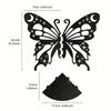 Schmetterling Schweberegal Ecke Kristall Vitrineregal Für Wand Kleines Aufbewahrungsregal Für Wohnzimmer Schlafzimmer Holz Schweberegal