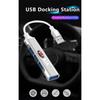 Type-C Turn USB Adapter Multi Port Distributor Hub Car Accessories For KIA Sportage Rio 3 Soul Optima Ceed Pro K5 K2 k6 K7 K8 Pride