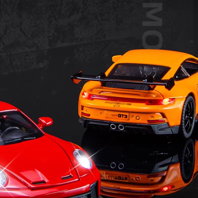 1:32 911 Racing Model Supercar Car Toy Boy Fast and Furious Alloy Diecast Vehicle Metal Kid Gift  One Piece Collection Ornament