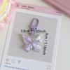 Hangings Butterfly Keychain Super Fairy Jelly Key Chain New Earphone Case Pendant  Girls