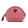 Franc Franc Japan Heart Patch Velour Pouch S Pink