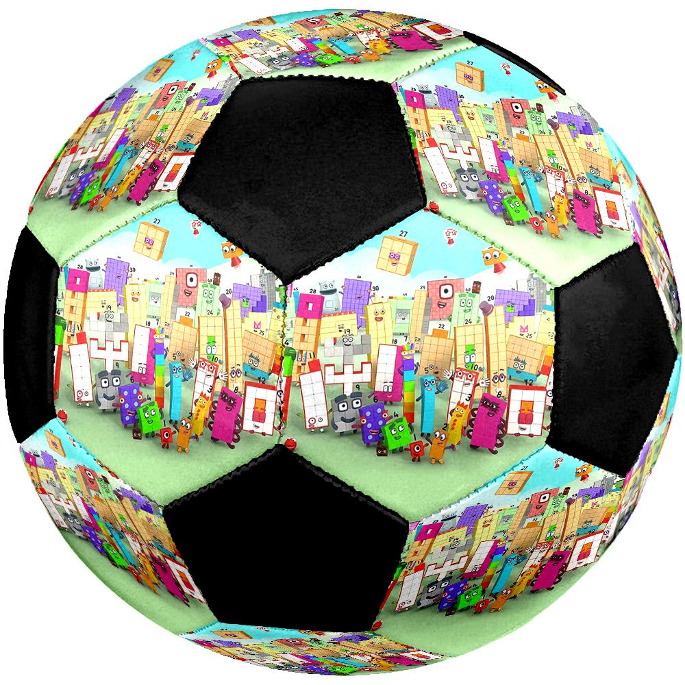Numberblocks Tema Størrelse 5 Fodbold, Velegnet til Både Indendørs og Udendørs Kampe, en Gave Velegnet til Alle.