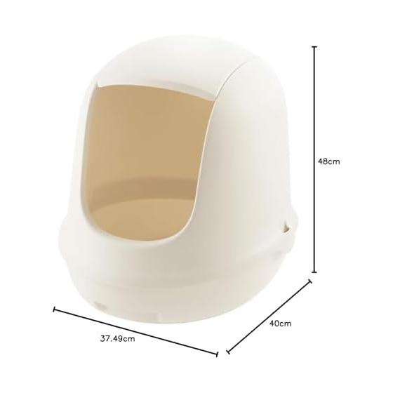 Richel Laprene cat toilet with hood white