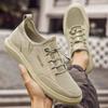 Breathable Mesh Fashion Flat Heel Casual Shoes Men's Spring and Summer Hollow New Men's Shoes Trendy Single Shoes