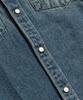 Beulonseun 1950er Jahre Slub-Denim Westernhemd