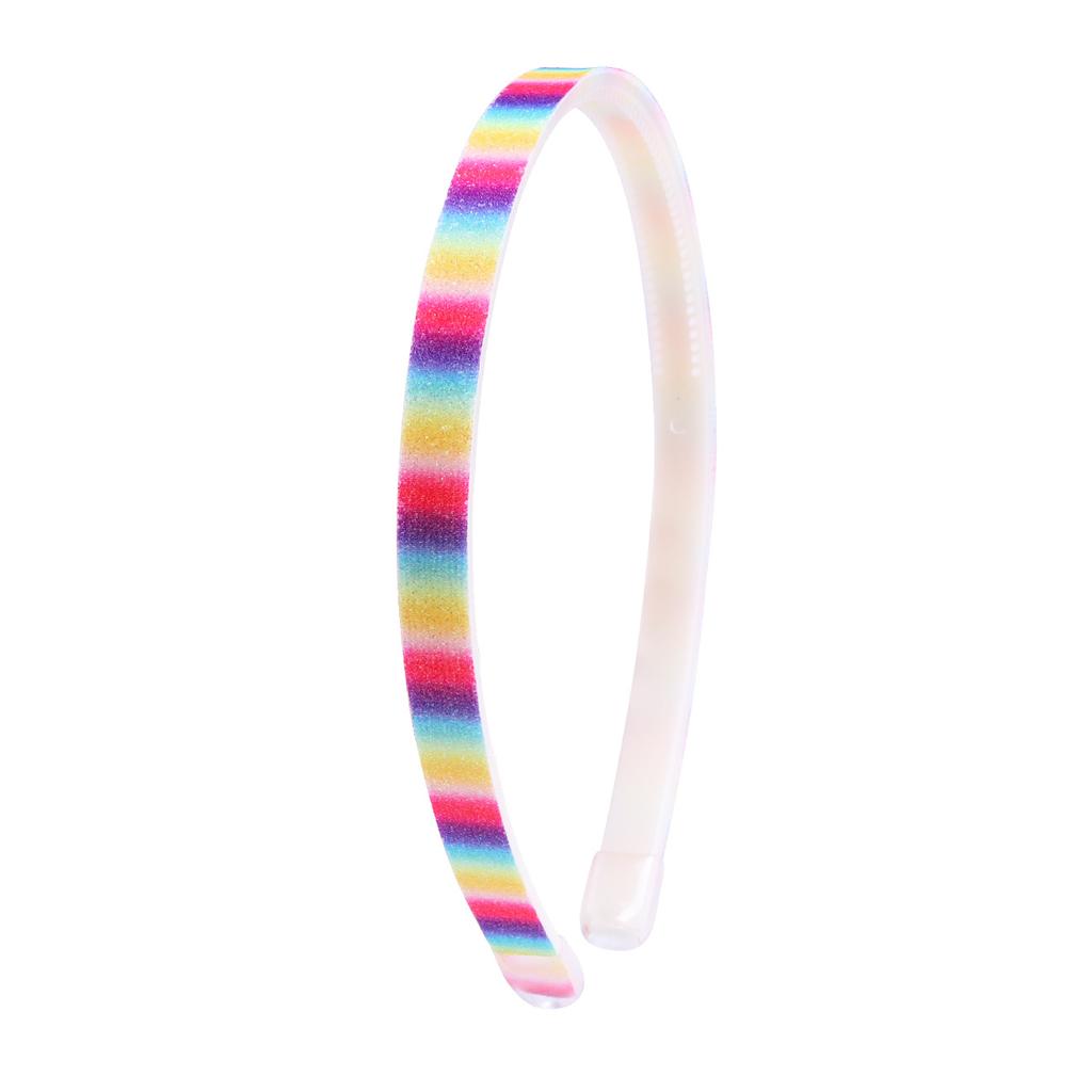 Children's Cute Headband 1cm Partysu Princess Gradient Colorful Hairpin