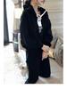 Plus Size Women's Hooded Casual Sport Set - Autumn/Winter Fashion Sweatshirt Two-Piece