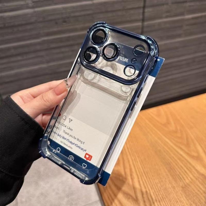 

Роскошный прозрачный чехол с четырьмя углами для телефона Vivo V27E V25E V25 Pro V23 Pro V21 V21S V15 X80 X70 X60 Pro X50 с гальваническим покрытием рамки Vivo V25E золотой