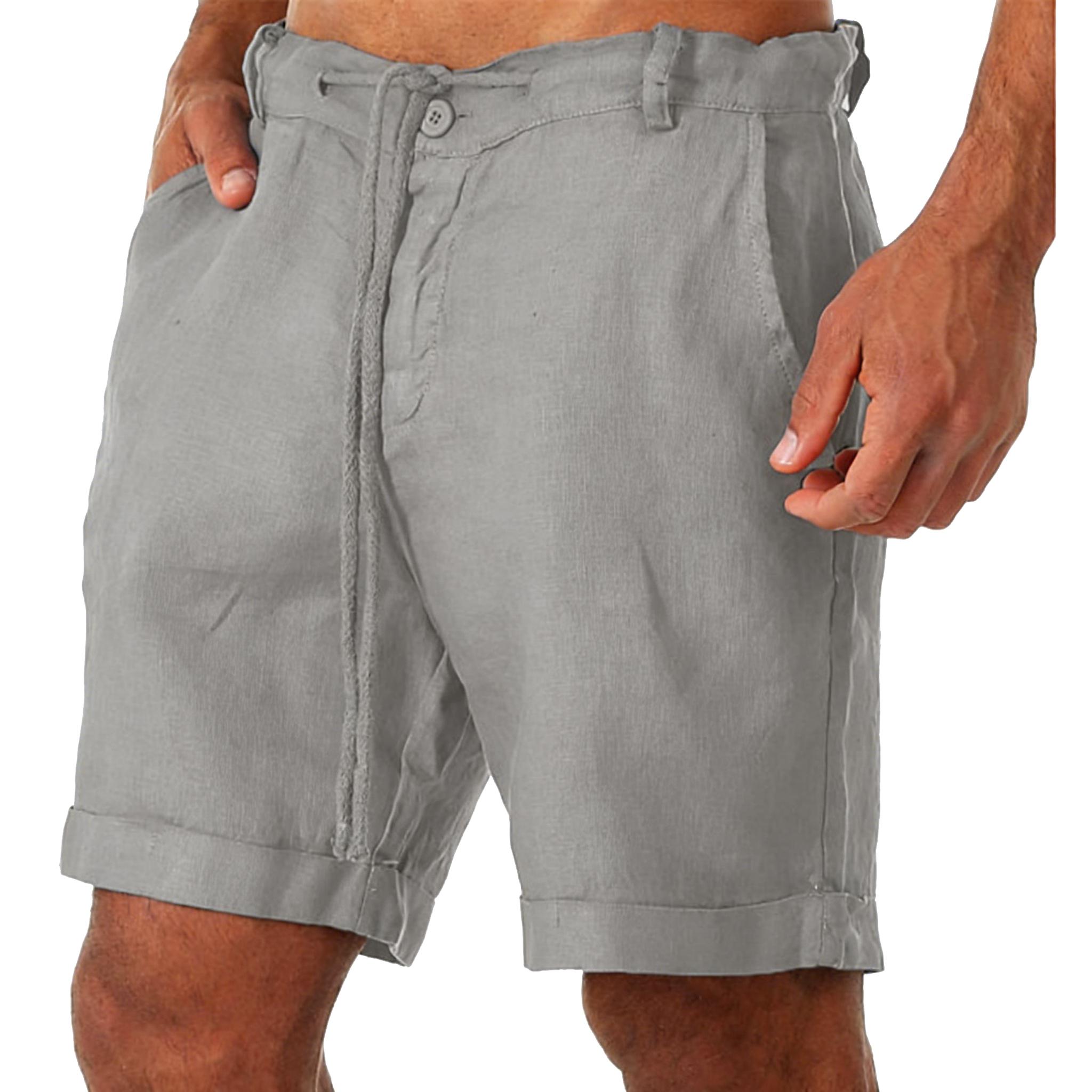 

Men s Casual And Fashionable Drawstring Waist-cinching Sports Shorts - Men s Lightweight And Breathable Beach Vacation Shorts XXXL