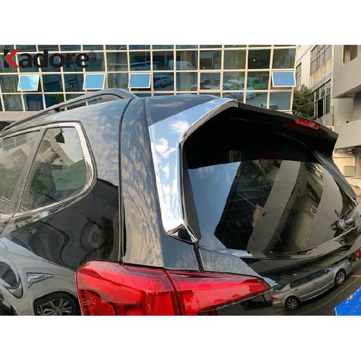 Rear Window Cover Trim For Subaru Forester SK 2018   Chrome Car Side Wing Splitter Frame Trims Exterior Accessories