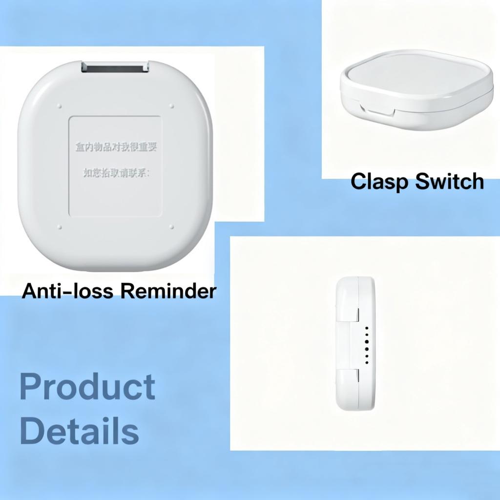 Portable Orthodontic Retainer Case with Mirror Multi-Functional Denture Storage Box Trendy Oral Care Gadget for Adults