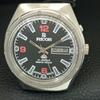 VINTAGE RICOH R31 AUTOMATIC JAPAN MENS BLACK COLOR DIAL WATCH a707905-1