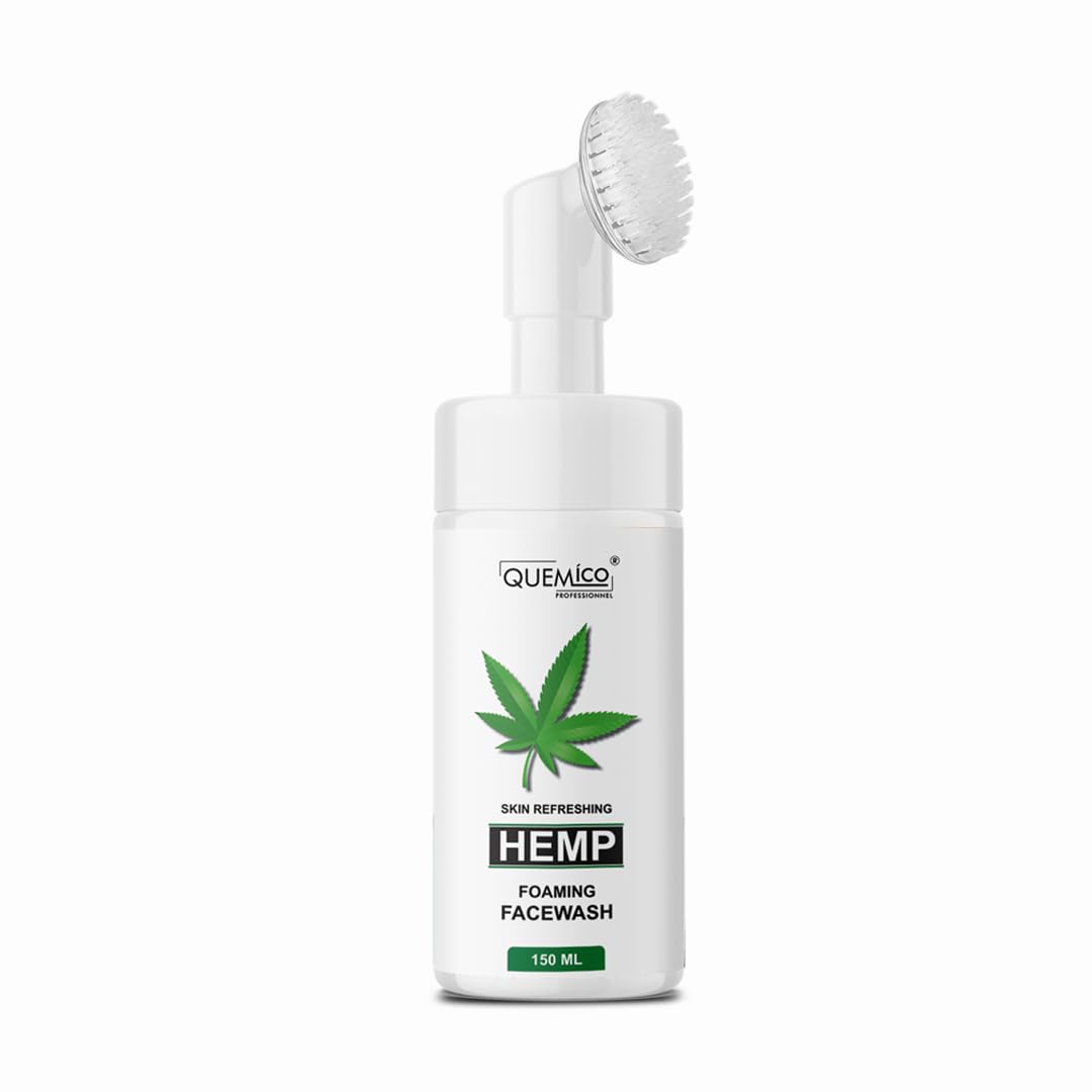 Quemico Professionnel Hemp Restoring & Balancing Foaming Face Wash, 100ml